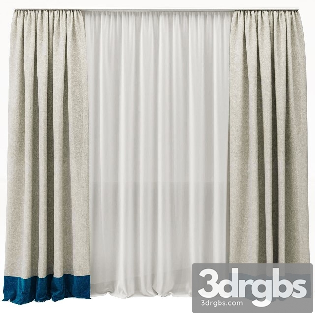 Curtains 011 3dsmax Download - thumbnail 1