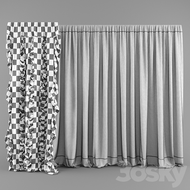 Curtains 02 3DSMax File - thumbnail 2