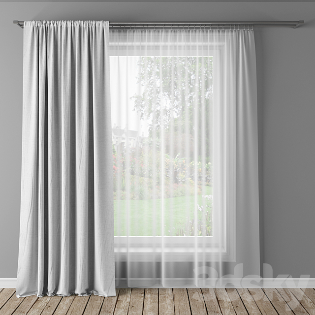 Curtains 02 3DSMax File - thumbnail 1