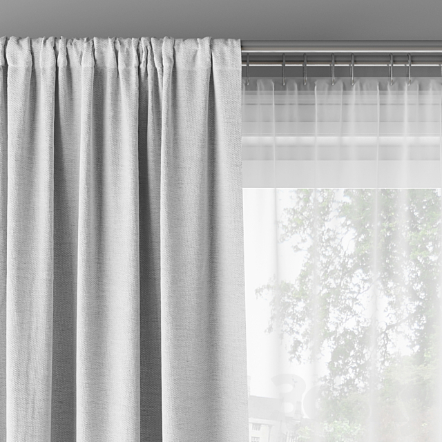 Curtains 02 3DSMax File - thumbnail 2