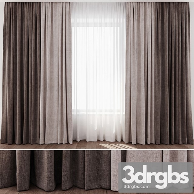 Curtains 04 3 3dsmax Download - thumbnail 1