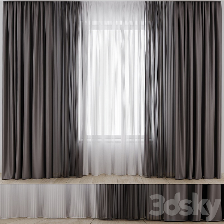 Curtains 05 3DS Max - thumbnail 1