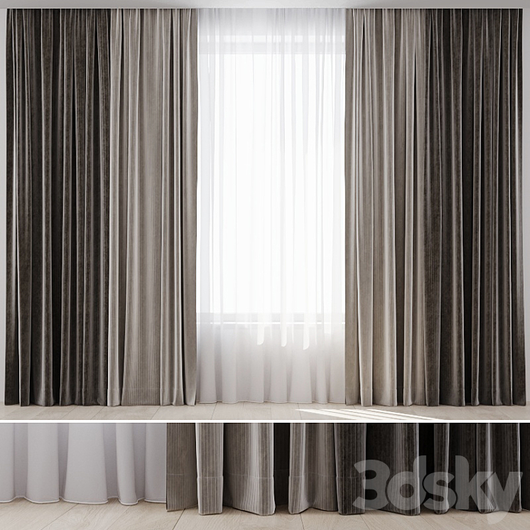 Curtains 07 3DS Max - thumbnail 1