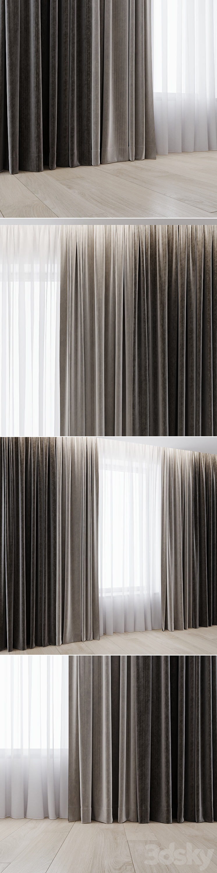 Curtains 07 3DS Max - thumbnail 2