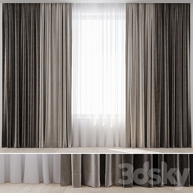 Curtains 07 3DSMax File - thumbnail 1