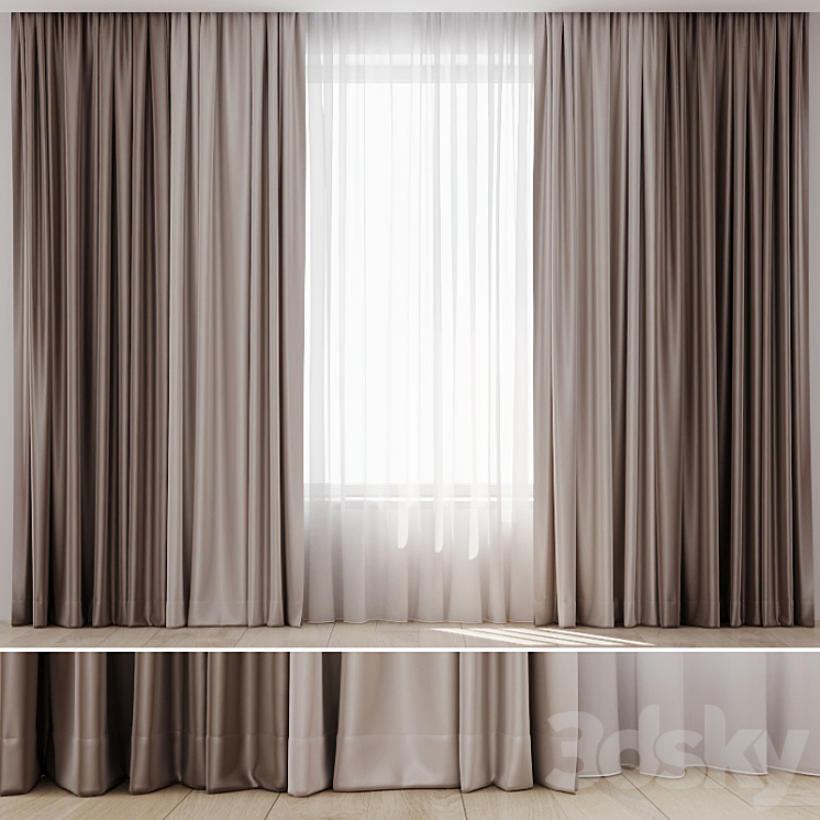 Curtains 08 3DS Max - thumbnail 1