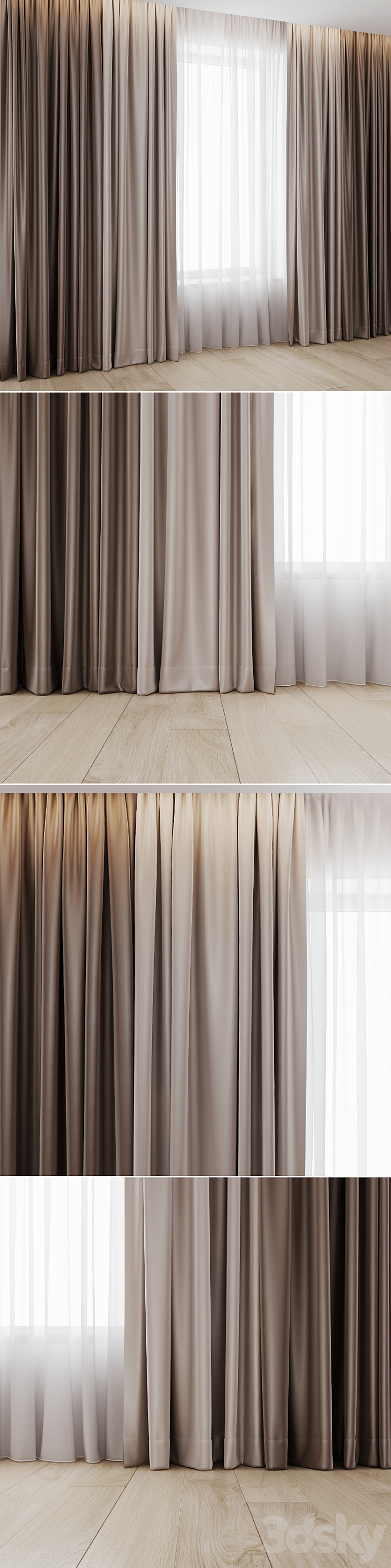 Curtains 08 3DS Max - thumbnail 2