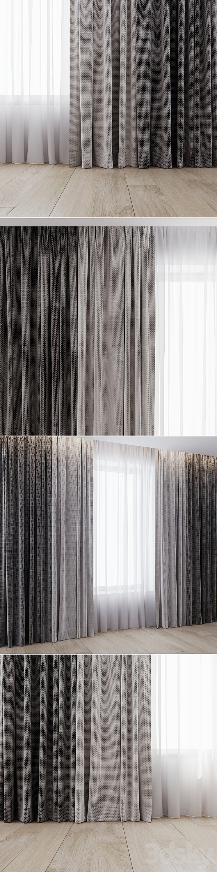 Curtains 09 3DS Max - thumbnail 2