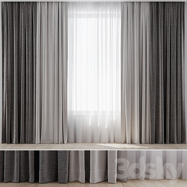 Curtains 09 3DSMax File - thumbnail 1