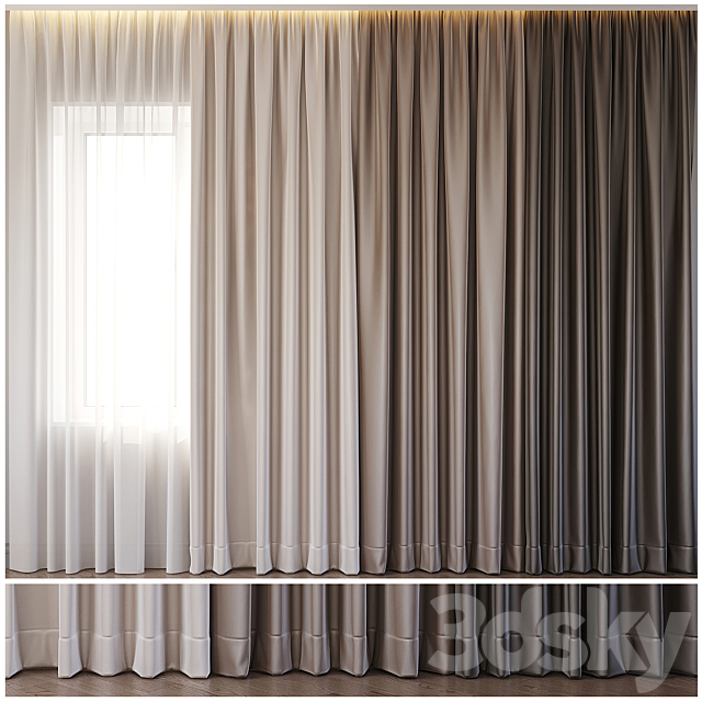 Curtains 1 3DSMax File - thumbnail 1