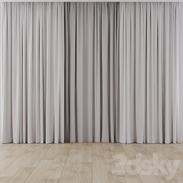 Curtains 10 3DSMax File - thumbnail 3