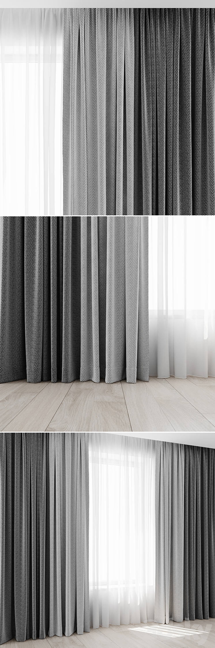 Curtains 11 3DS Max - thumbnail 2