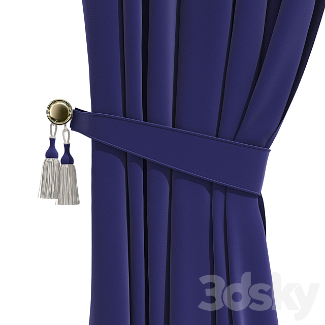 Curtains 11 3DS Max Model - thumbnail 2