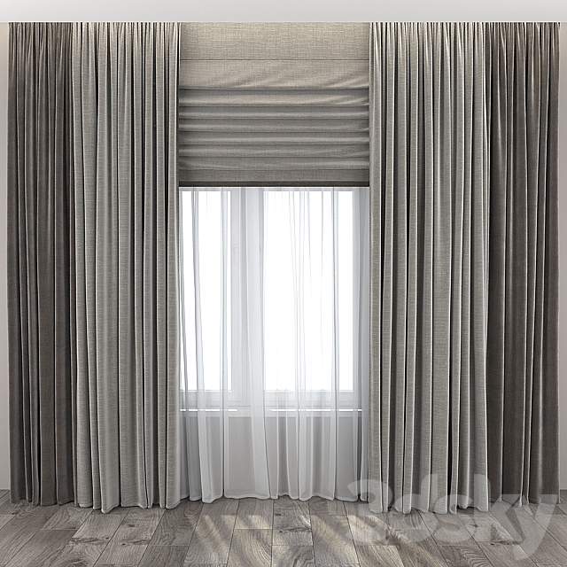 Curtains 13 3DSMax File - thumbnail 1