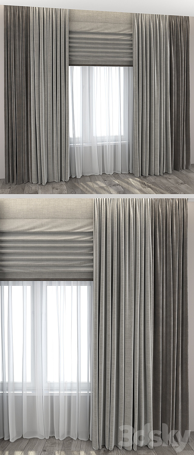 Curtains 13 3DSMax File - thumbnail 2