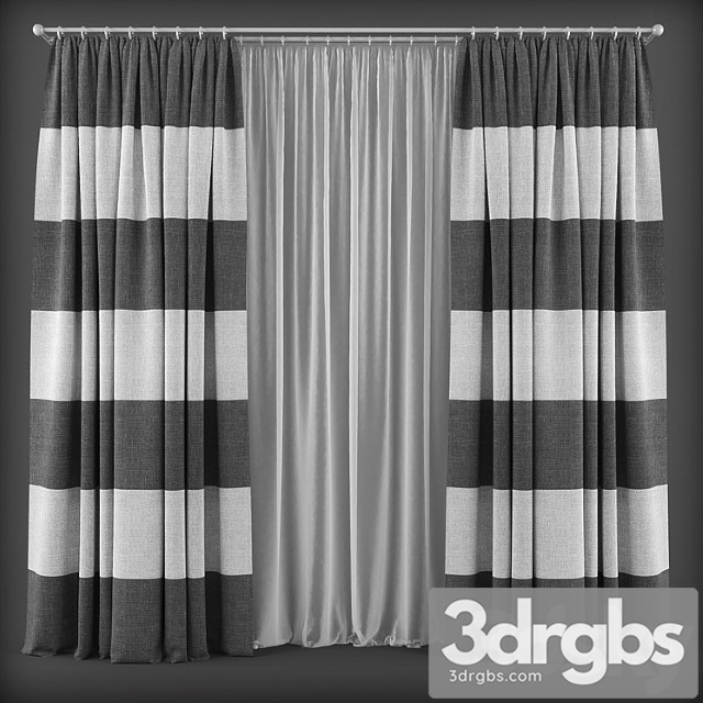 Curtains 133 1 3dsmax Download - thumbnail 1