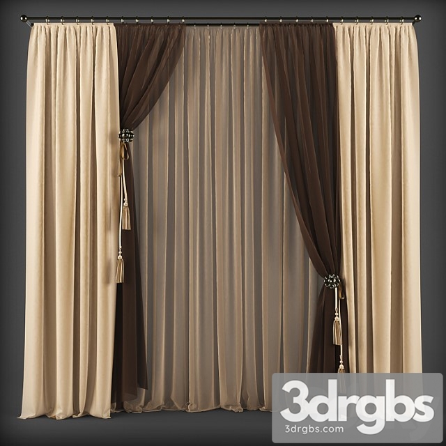 Curtains 139 1 3dsmax Download - thumbnail 1