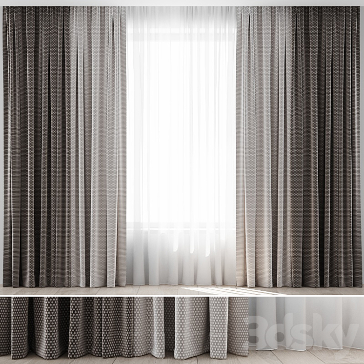 Curtains 14 3DS Max - thumbnail 1