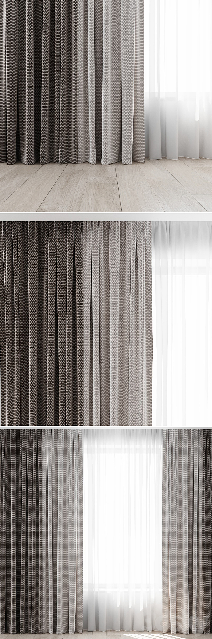 Curtains 14 3DS Max - thumbnail 2