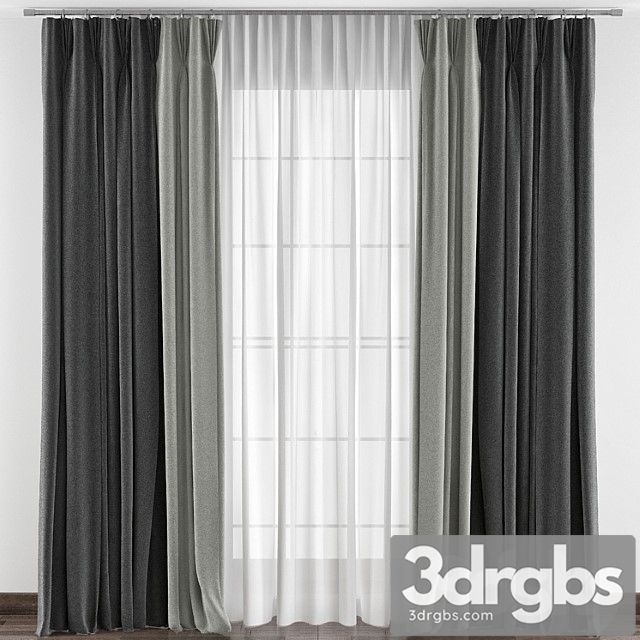 Curtains 144 1 3dsmax Download - thumbnail 1