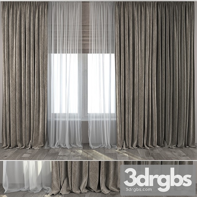 Curtains 16 3dsmax Download - thumbnail 1