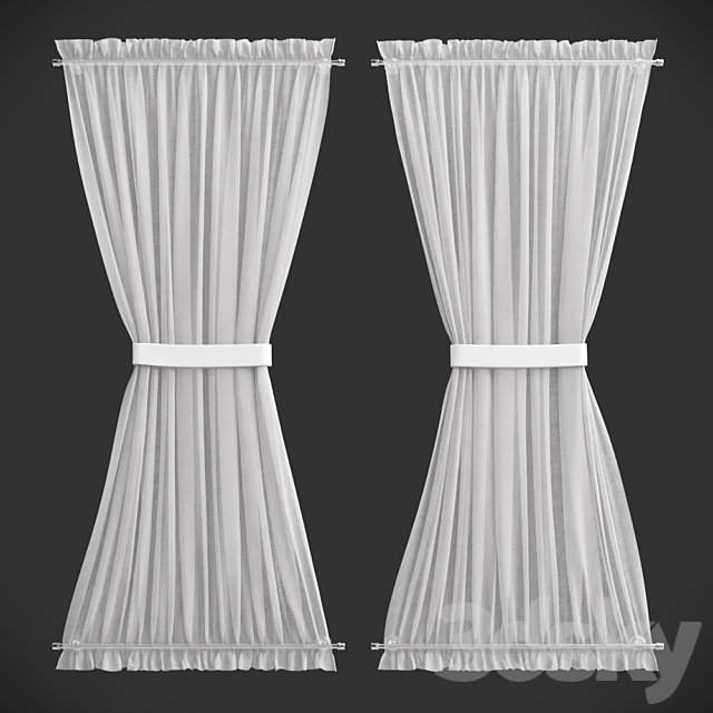 Curtains 19 3ds Max - thumbnail 1