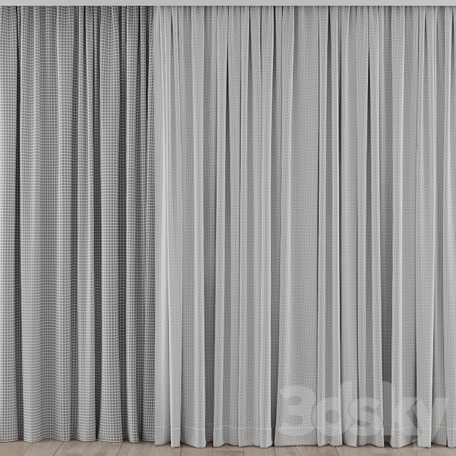 Curtains 20 3DS Max Model - thumbnail 3