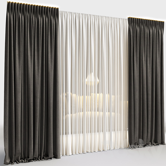 CURTAINS 23 3DSMax File - thumbnail 1