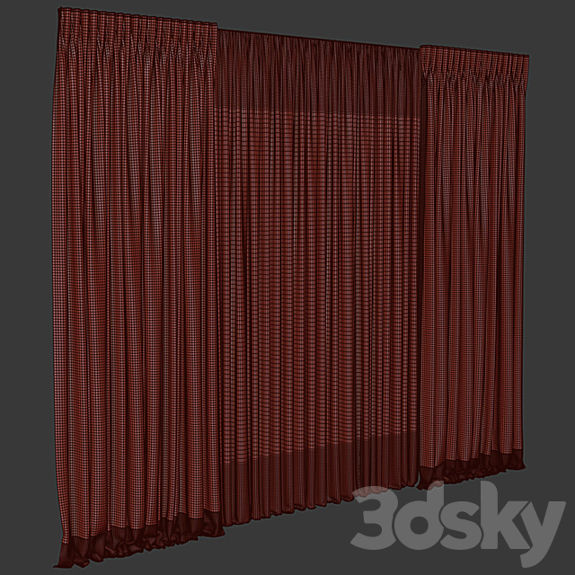 CURTAINS 23 3DSMax File - thumbnail 3