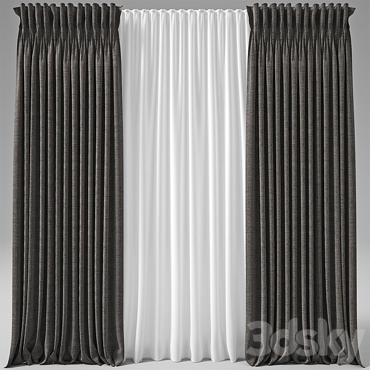 CURTAINS 24 3DS Max - thumbnail 1