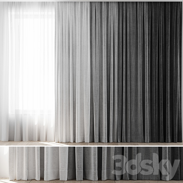 Curtains 24 3DSMax File - thumbnail 1