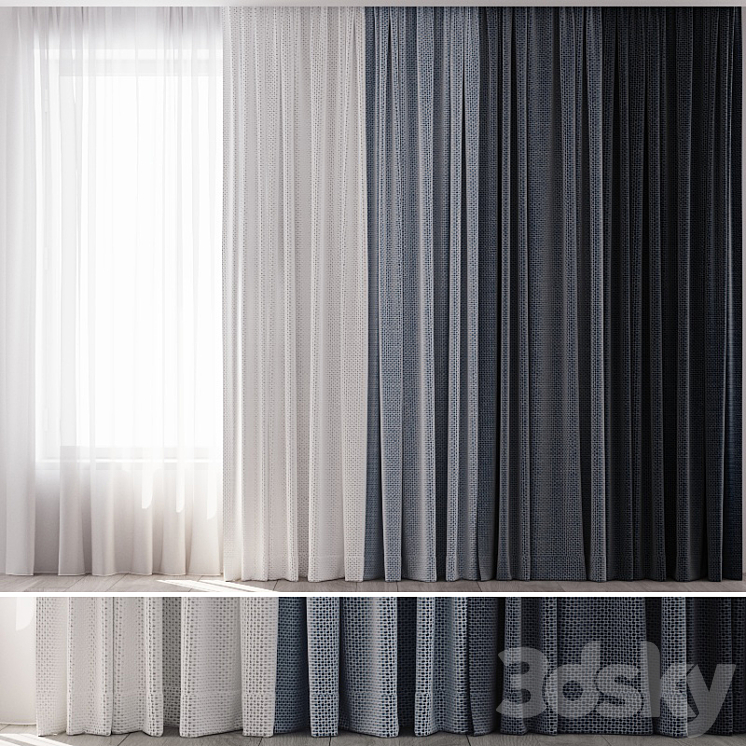 Curtains 25 3DS Max - thumbnail 1