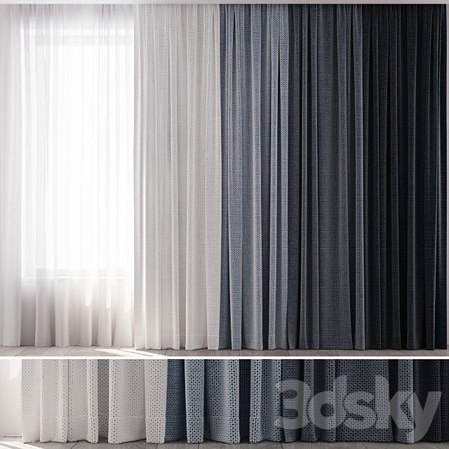 Curtains 25 3DSMax File - thumbnail 1