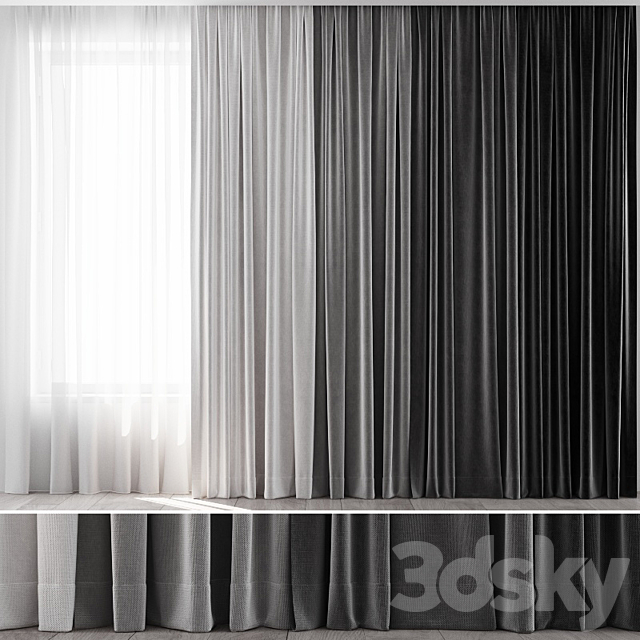 Curtains 27 3DSMax File - thumbnail 1