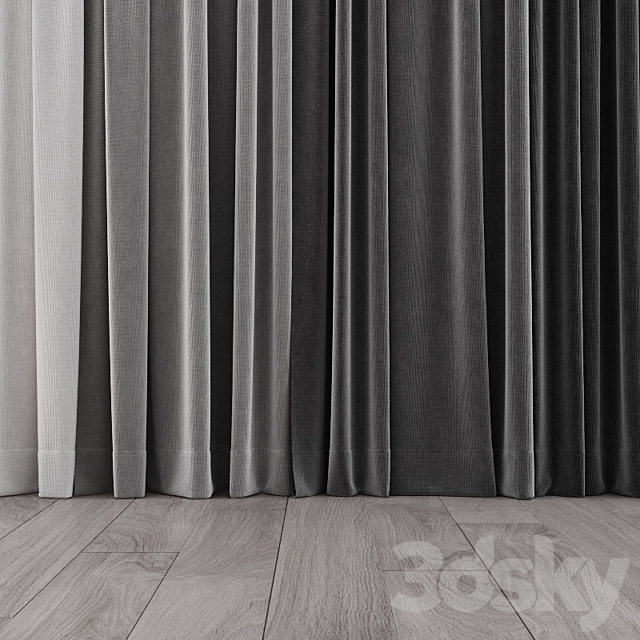 Curtains 27 3DSMax File - thumbnail 2