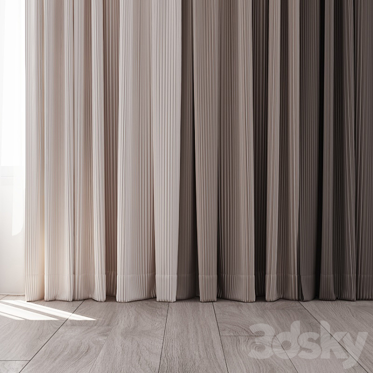 Curtains 28 3DS Max - thumbnail 2