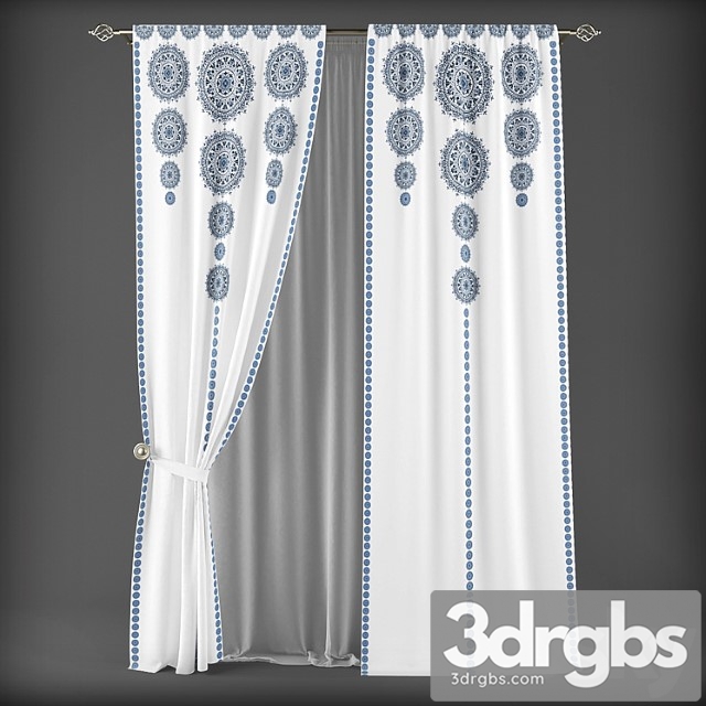 Curtains 286 3dsmax Download - thumbnail 1