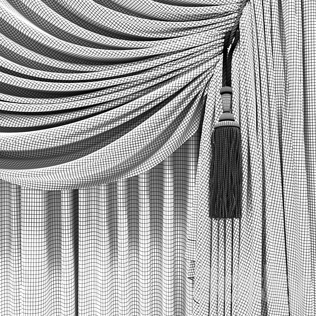 curtains 3 3DSMax File - thumbnail 3