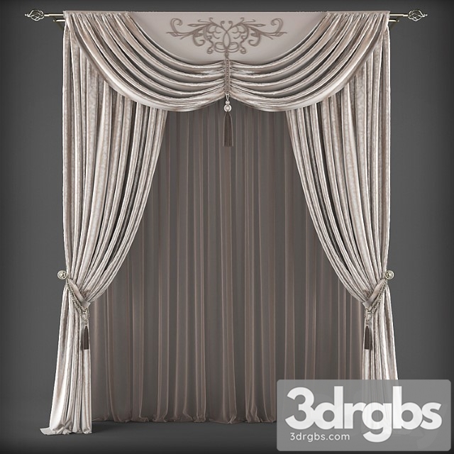 Curtains 304 3dsmax Download - thumbnail 1