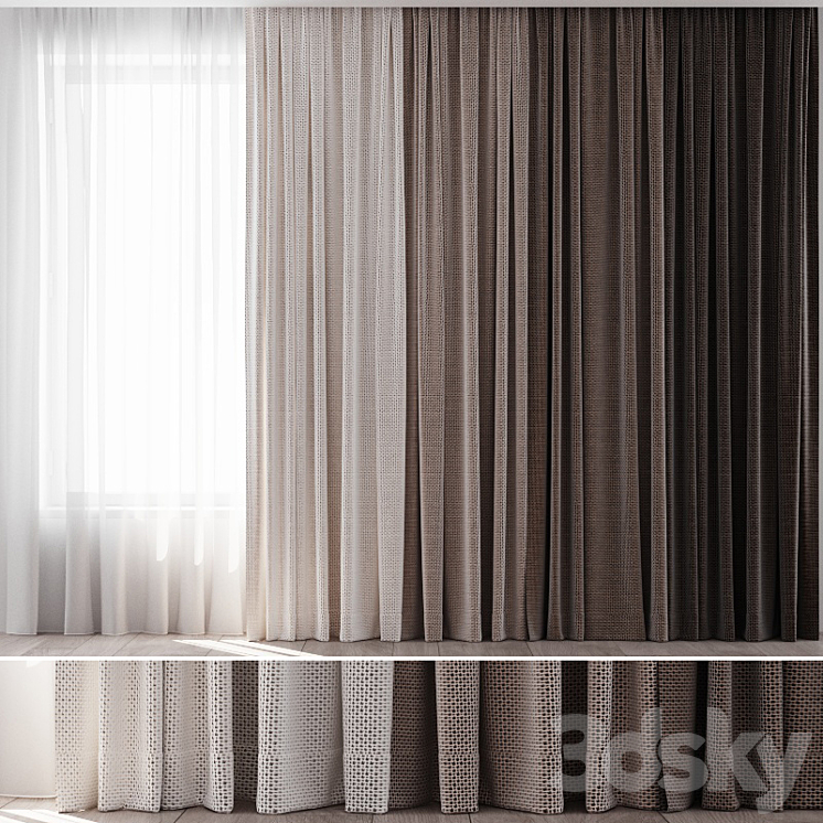 Curtains 31 3DS Max - thumbnail 1