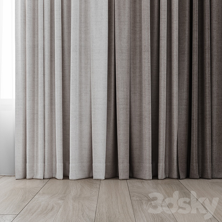 Curtains 32 3DS Max - thumbnail 2