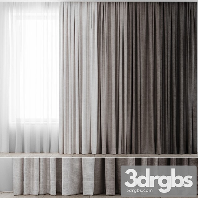 Curtains 32 3dsmax Download - thumbnail 1