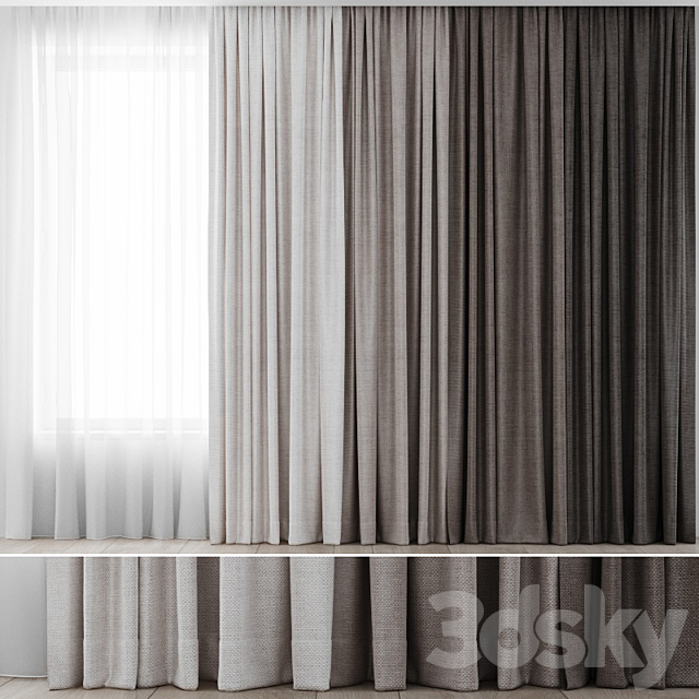 Curtains 32 3DSMax File - thumbnail 1