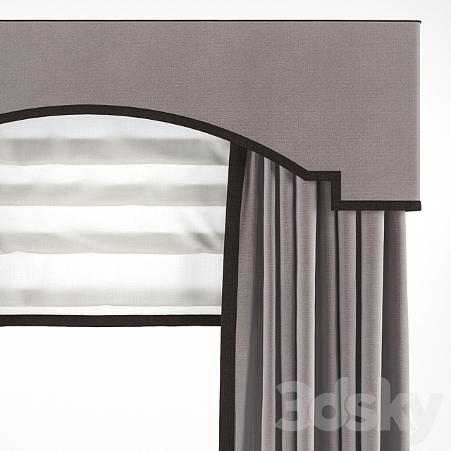 Curtains 34 3ds Max - thumbnail 2