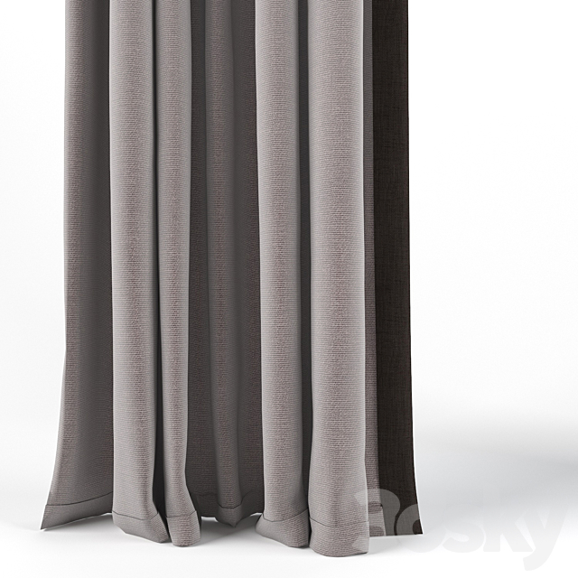 Curtains 34 3ds Max - thumbnail 3