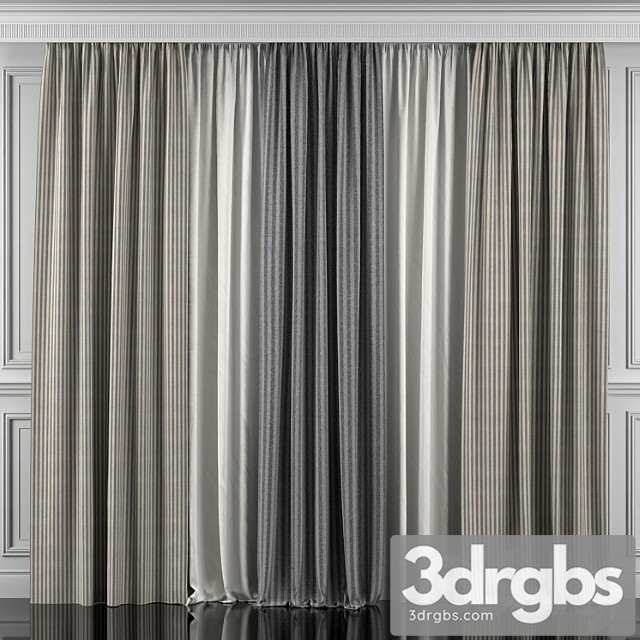 Curtains 344 3dsmax Download - thumbnail 1