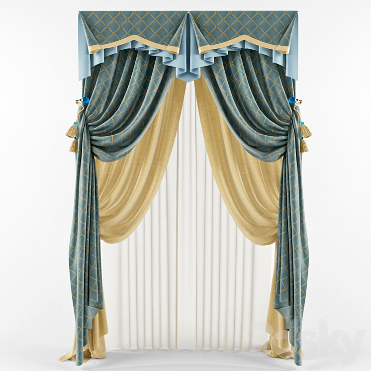 Curtains 35 3DS Max - thumbnail 1