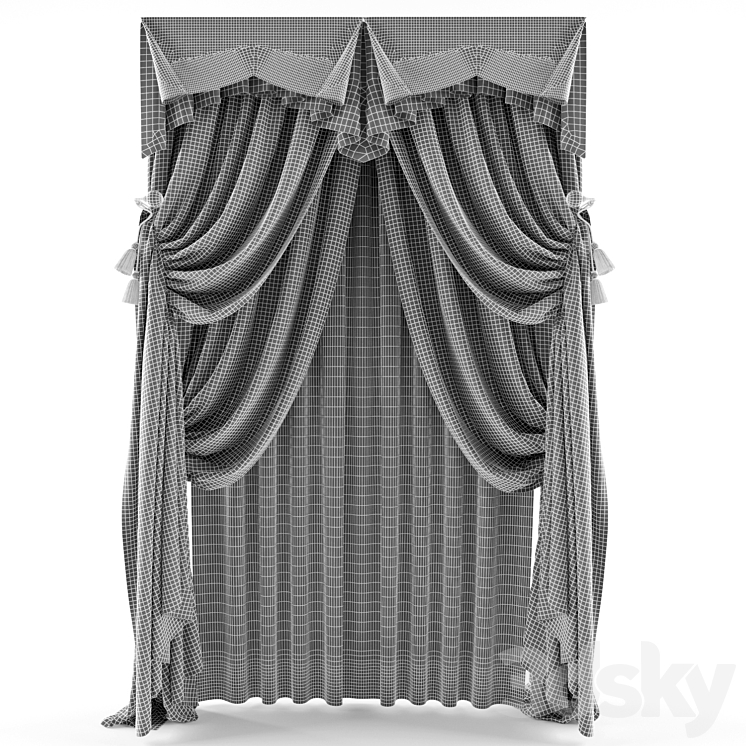 Curtains 35 3DS Max - thumbnail 2