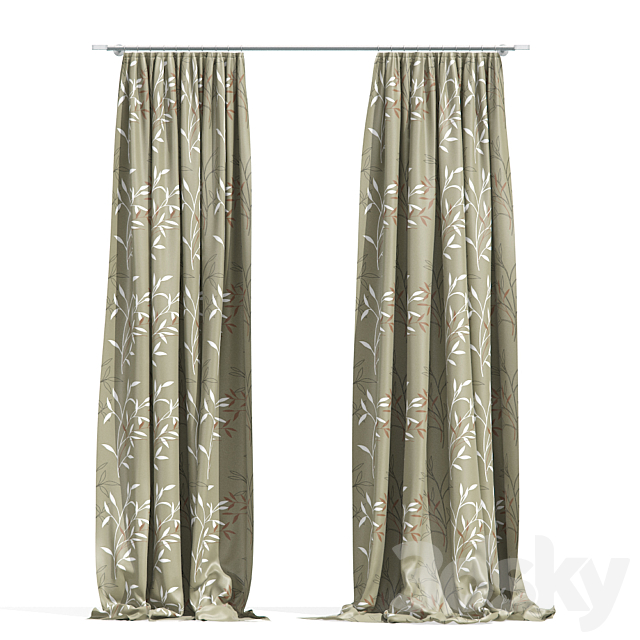 Curtains 35 3DSMax File - thumbnail 1