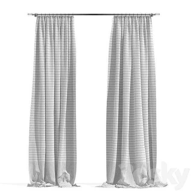 Curtains 35 3DSMax File - thumbnail 3